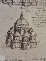 IKEA ÖLUNDA - Leonardo da Vinci - wanddecoratie met vijf studies in 3D-lijst – foto 6 – kavel bij De Kringwinkel, Gent