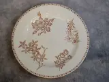 11 delig antiek Sarreguemines “Royat” servies met sepiabruin bloemendecor – foto 2 – kavel bij De Kringwinkel, Gent