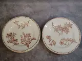 11 delig antiek Sarreguemines “Royat” servies met sepiabruin bloemendecor – foto 5 – kavel bij De Kringwinkel, Gent