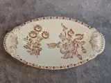 11 delig antiek Sarreguemines “Royat” servies met sepiabruin bloemendecor – foto 10 – kavel bij De Kringwinkel, Gent