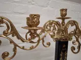 Set van 2 antieke kandelaars in klassieke Franse Empire-stijl – foto 4 – kavel bij De Kringwinkel, Herzele