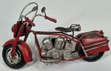 Metalen decoratieve motorfiets – foto 2 – kavel bij De Kringwinkel, Geraardsbergen