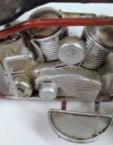Metalen decoratieve motorfiets – foto 4 – kavel bij De Kringwinkel, Geraardsbergen