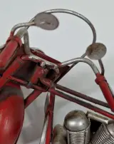 Metalen decoratieve motorfiets – foto 6 – kavel bij De Kringwinkel, Geraardsbergen
