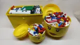 Set LEGO opbergdozen met bouwstenen – foto 5 – kavel bij De Kringwinkel, Zottegem