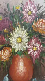 Set van 2 Vintage olieverfschilderijen – foto 5 – kavel bij De Kringwinkel, Zottegem