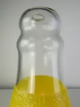 XL Orangina Glazen Fles Lamp – ArtScène Créations (Jaren '80) – foto 3 – kavel bij De Kringwinkel, Heverlee