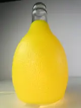 XL Orangina Glazen Fles Lamp – ArtScène Créations (Jaren '80) – foto 8 – kavel bij De Kringwinkel, Heverlee