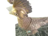 Set van 2 vintage bronzen fazanten op marmeren voet – foto 7 – kavel bij De Kringwinkel, Heverlee