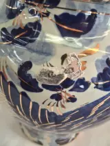 Hubert Bequet vaas "Blue birds of happiness" – foto 2 – kavel bij De Kringwinkel, Ieper
