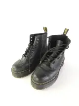 Originele Dr. Martens Sinclair Platform Boots – Maat 39 (Zwart Milled Nappa) – foto 2 – kavel bij De Kringwinkel, Heverlee