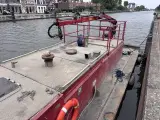 Dekschuit werkboot, Rusthoven, Rhodina met laadkraan en schaarhoogwerker – foto 19 – kavel bij Onlineveilingmeester