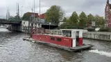 Dekschuit werkboot, Rusthoven, Rhodina met laadkraan en schaarhoogwerker – foto 23 – kavel bij Onlineveilingmeester