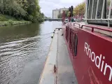 Dekschuit werkboot, Rusthoven, Rhodina met laadkraan en schaarhoogwerker – foto 26 – kavel bij Onlineveilingmeester