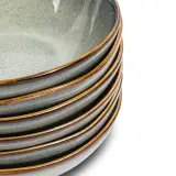 4x Kommen set van 6 stuks – Ø18 cm, VIDI, Alba, saliegroen – foto 3 – kavel bij Onlineveilingmeester, Hoogeveen