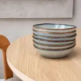 4x Kommen set van 6 stuks – Ø18 cm, VIDI, Alba, saliegroen – foto 8 – kavel bij Onlineveilingmeester, Hoogeveen