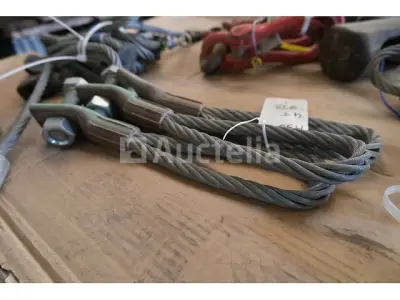 2 M24-3,5 ton hijskabels – kavel bij Auctelia, Machelen