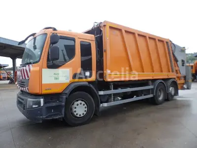 REF:1FSX002 - Vuilniswagen Renault Premium 380 DXI (2013-196,073 km-VIN:VF624CPB000000417) – kavel bij Auctelia, Floreffe