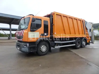 REF:1ECT852 - Vuilniswagen Renault Premium 380 DXI (2013-287,351 km-VIN:VF624CPB000000263) – kavel bij Auctelia, Floreffe
