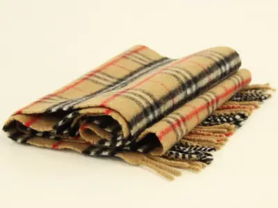 BURBERRY London - Iconische Nova Check sjaal - 100% lamswol - Made in England – kavel bij De Kringwinkel, Antwerpen