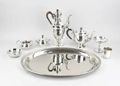 Engels plated servies – kavel bij Twents Veilinghuis