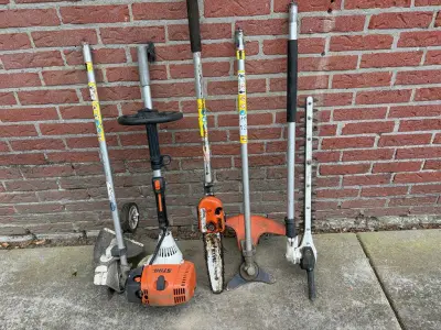 Stihl KM 130/R met diverse hulpstukken – kavel bij HNVI, Valkenswaard