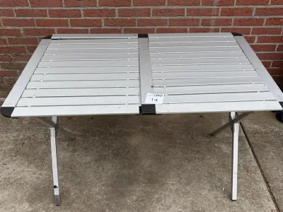 Aluminium campingtafel 120 x 70 cm – kavel bij HNVI, Valkenswaard