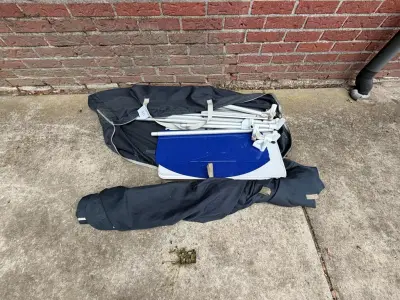 Aluminium campingkast – kavel bij HNVI, Valkenswaard