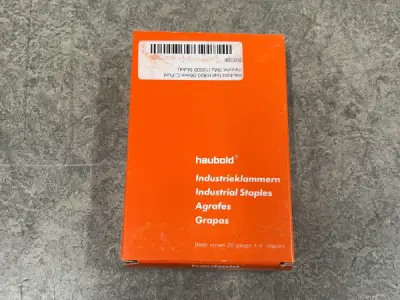 4x Haubold nietjes KI800-06mm C-punt 10000-pack – kavel bij XL Auctions
