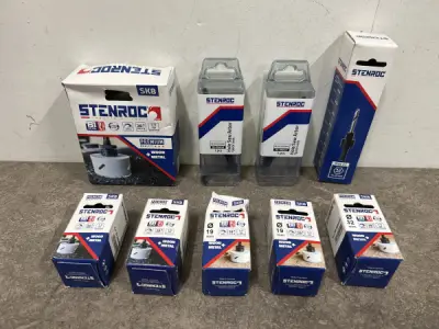 Stenroc gatzaag en toebehoren set 9-delig – kavel bij XL Auctions