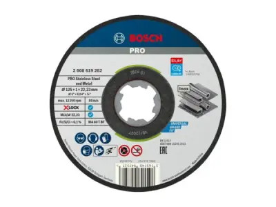 25x Bosch Pro slijpschijf ø125mm X-Lock Standard for Inox – kavel bij XL Auctions
