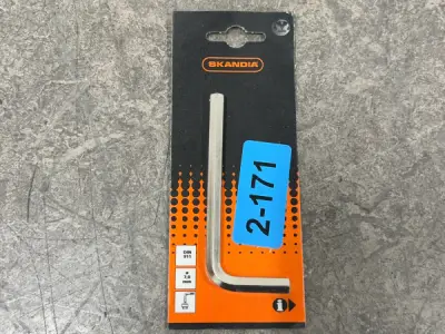 10x Skandia inbussleutel ø7mm – kavel bij XL Auctions
