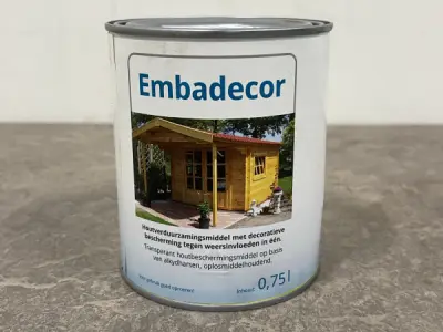 3x Embadecor houtverduurzamingsmiddel noten 0,75L – kavel bij XL Auctions