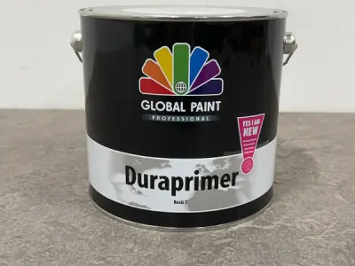3x Global Paint Duraprimer Basis 7 2,275L – kavel bij XL Auctions
