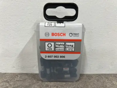 3x Bosch schroefbits 25mm Torx-25 Impact Control 25-pack – kavel bij XL Auctions