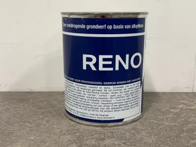 5x Reno sneldrogende grondverf wit 1L – kavel bij XL Auctions