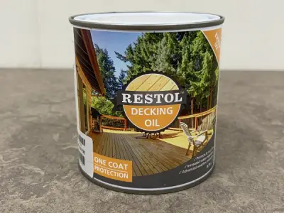 3x Restol Decking Oil houtolie Antique Pine 0,75L – kavel bij XL Auctions