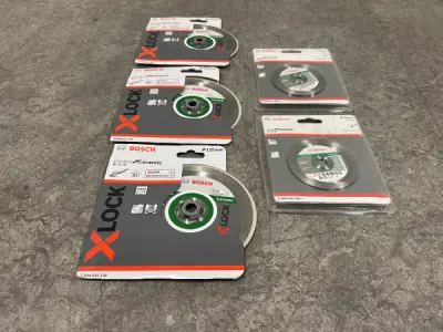 Bosch diamantdoorslijpschijven keramiek set 5-delig – kavel bij XL Auctions
