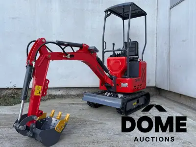Terrabog TB115X rupsgraafmachine – kavel bij Dome Auctions, Depot Deinze