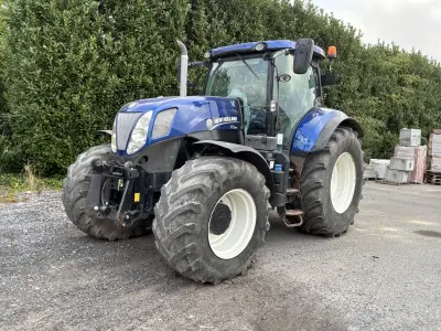 New Holland T7.260 landbouwtractor – kavel bij Dome Auctions, Wortegem-Petegem