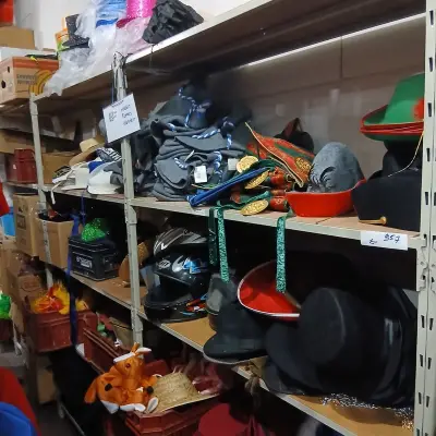 Hoge zwarte hoeden, helmen piraat, cowboy Tirol – kavel bij Onlineveilingmeester, Drachten