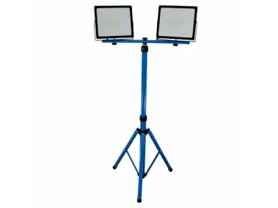 LED Bouwlamp - 2x50Watt - incl. statief – kavel bij XL Auctions