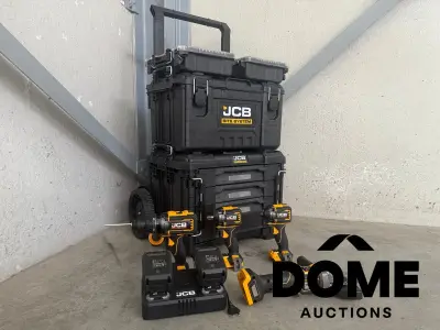 JCB SiteKit-2 Complete gereedschapskit – kavel bij Dome Auctions, Waasmunster