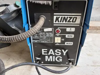 Kinzo Easy Mig lasapparaat met laskappen – kavel bij HNVI, Valkenswaard