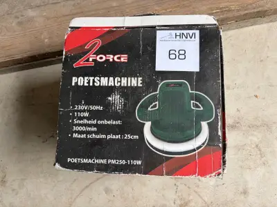 2Force boenmachine – kavel bij HNVI, Valkenswaard