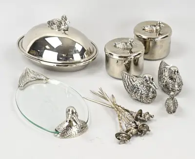 Lot Plated eendjes – kavel bij Twents Veilinghuis