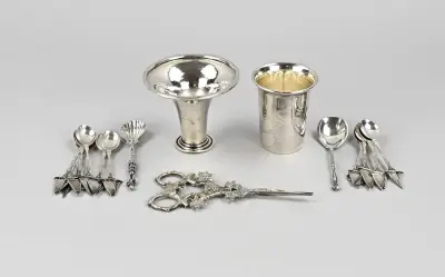 Lot divers zilver – kavel bij Twents Veilinghuis