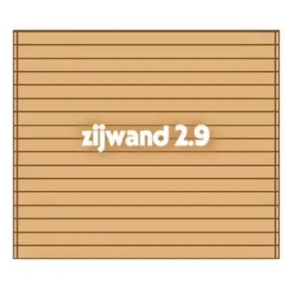 Zijwand Tbv Carport 2,9x3 – kavel bij Hammertime