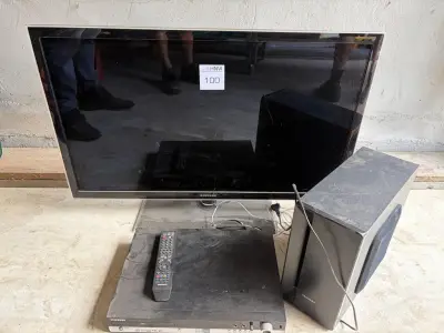 TV Samsung UE40D5000 (104 cm) met dvd-speler en subwoofer – kavel bij HNVI, Valkenswaard