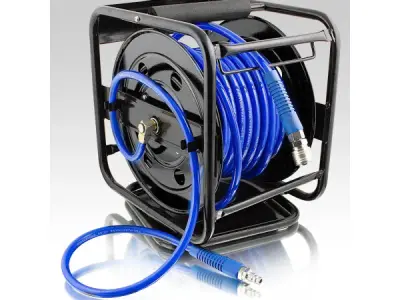 Persluchtslanghaspel - 30 meter - Handmatig - 1/4 inch – kavel bij XL Auctions